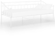 Shumee bílý kovový 90×200 cm, 324774 - Postel