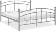 Shumee šedý kov 140×200 cm, 324978 - Rám postele