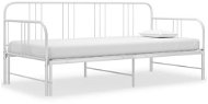 Shumee Rám vysouvací postele/pohovky bílý kovový 90×200 cm, 324753 - Rám postele