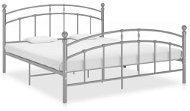 Shumee šedý kov 160×200 cm, 324981 - Rám postele
