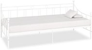 Shumee Rám denní postele bílý kov 90×200 cm, 284668 - Rám postele