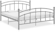 Shumee šedý kov 200×200 cm, 324987 - Rám postele