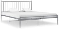 Shumee šedý kov 200×200 cm, 325029 - Rám postele
