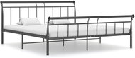 Shumee černý kov 180×200 cm, 325045 - Postel