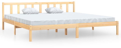 Shumee masivní borové dřevo 200×200 cm , 810102 - Bed - Main image