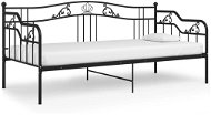 Shumee Rám rozkládací postele černý kovový 90×200 cm, 324761 - Rám postele