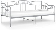 Shumee šedý kovový 90×200 cm, 324763 - Rám postele