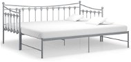 Shumee Rám vysouvací postele/pohovky šedý kovový 90×200 cm, 324760 - Ágykeret
