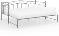 Shumee Rám vysouvací postele/pohovky šedý kovový 90×200 cm, 324784 - Rám postele