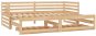 SHUMEE výsuvná válenda 2× (90 × 200) cm, masivní borovice, přírodní, 3083709 - Postel