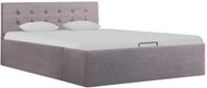 Shumee s úložným prostorem taupe textil 120×200 cm , 285596 - Rám postele
