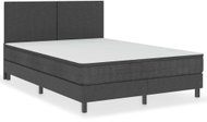SHUMEE postel boxspring 160 × 200 cm, textil, tmavě šedá 3054709 - Postel