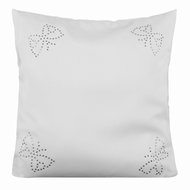 with a butterfly decorated with crystals, - Pillowcase