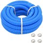 Pool Hose with Clamps Blue 38mm 12m - Pool Hose
