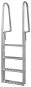 Pool Ladder with 4 Steps Aluminium 167cm - Pool Ladder