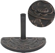 Umbrella stand, resin, hemispherical, bronze 9 kg - Umbrella Stand