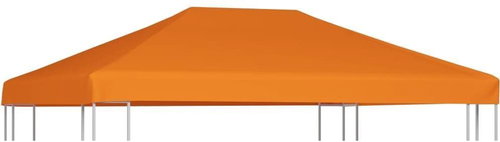Náhradní střecha na altán 310 g/m2 4 x 3 m oranžová - Zahradní altán - Main image