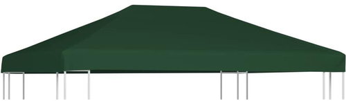 Náhradní střecha na altán 310 g/m2 4 x 3 m zelená - Zahradní altán - Main image