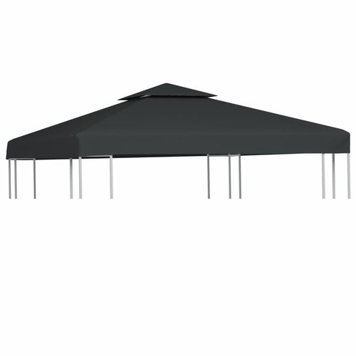 Nepromokavá náhradní střecha na altán 310g/m2 tmavě šedá 3x3m - Zahradní altán - Main image