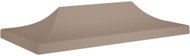 Střecha k party stanu 6 x 3 m taupe 270 g/m2 - Zahradní altán