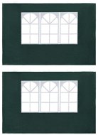 SHUMEE Bočná stena k party stanu s oknom, PE, zelená – 2 ks v balení - Bočnice na altánok