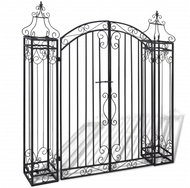 Decorative garden gate wrought iron 122 x 20.5 x 134 cm - Garden Arch