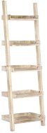 Shumee rebríkový biely 75 × 37 × 205 cm masívny mangovník, 247872 - Regál