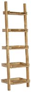 Shumee rebríkový hnedý 75 × 37 × 205 cm masívny mangovník, 247873 - Regál