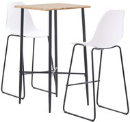 3-piece bar set plastic white 3051302 - Bar Set
