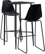3-piece bar set plastic black 279921 - Bar Set
