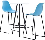 3-piece bar set plastic blue 279766 - Bar Set