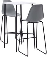 3-piece bar set plastic gray 279974 - Bar Set