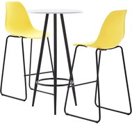 3-piece bar set plastic yellow 279768 - Bar Set