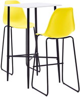 3-piece bar set plastic yellow 279980 - Bar Set