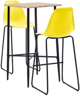 3-piece bar set plastic yellow 3050031 - Bar Set