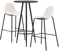 3-piece bar set textile cream 279748 - Bar Set