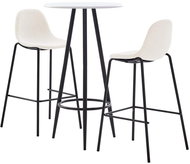 3-piece bar set textile cream 279794 - Bar Set