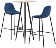 3-piece bar set textile blue 3051170 - Bar Set