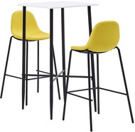 3-piece bar set textile yellow 3050018 - Bar Set