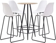 5-piece bar set plastic white 279805 - Bar Set