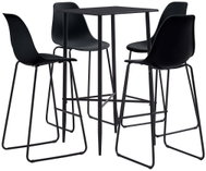 5-piece bar set plastic black 279922 - Bar Set
