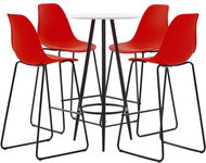 5-piece bar set plastic red 279771 - Bar Set