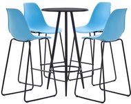 5-piece bar set plastic blue 279721 - Bar Set