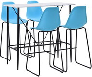 5-piece bar set plastic blue 279877 - Bar Set