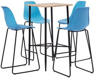 5-piece bar set plastic blue 3050030 - Bar Set