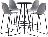 5-piece bar set plastic gray 279717 - Bar Set