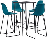 5-piece bar set plastic turquoise 279926 - Bar Set