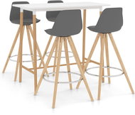 5-piece bar set gray 3056163 - Bar Set