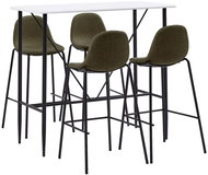 5-piece bar set textile brown 279892 - Bar Set