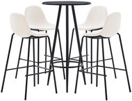 5-piece bar set textile cream 279749 - Bar Set
